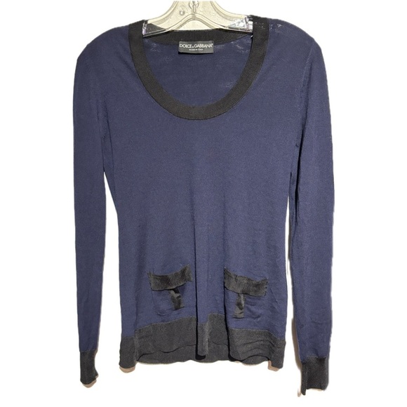 Vintage Dolce & Gabbana Long Sleeve Top - Picture 1 of 6